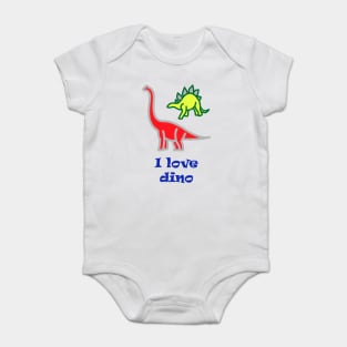 I love dinos Baby Bodysuit